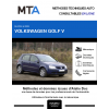 MTA Volkswagen Golf V HAYON 5 portes de 11/2003 à 10/2008