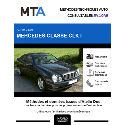 MTA Mercedes Classe clk I COUPE 2 portes de 09/1999 à 05/2002