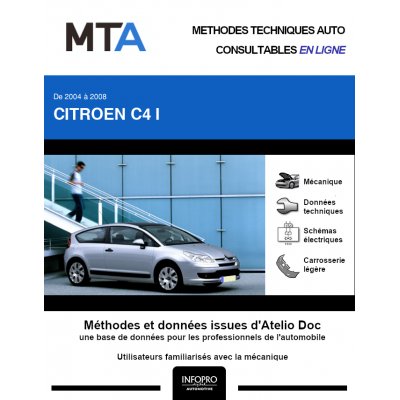 MTA Citroen C4 I HAYON 3 portes de 11/2004 à 07/2008