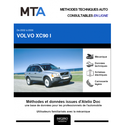 MTA Volvo Xc90 I BREAK 5 portes de 05/2002 à 06/2006