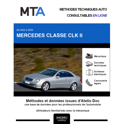 MTA Mercedes Classe clk II COUPE 2 portes de 05/2002 à 05/2005