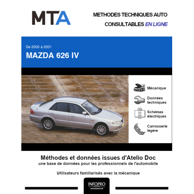 MTA Mazda 626 IV BERLINE 4 portes de 07/2000 à 04/2001