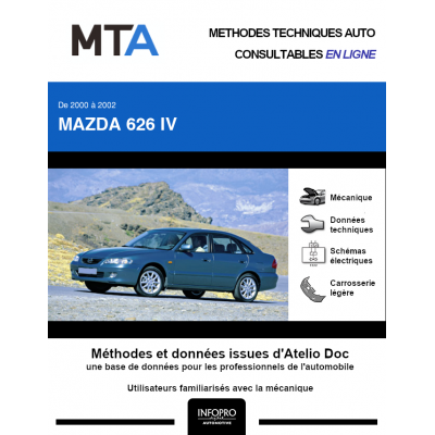 MTA Mazda 626 IV HAYON 5 portes de 01/2000 à 10/2002