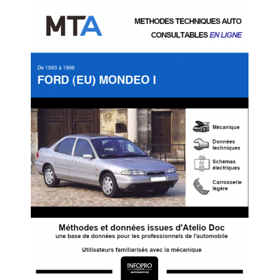 MTA Ford (eu) Mondeo I HAYON 5 portes de 01/1993 à 09/1996