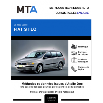 MTA Fiat Stilo BREAK 5 portes de 03/2003 à 04/2008
