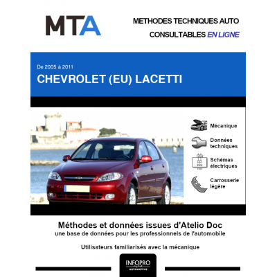 MTA Chevrolet (eu) Lacetti HAYON 5 portes de 01/2005 à ce jour