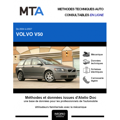 MTA Volvo V50 BREAK 5 portes de 01/2004 à 06/2007