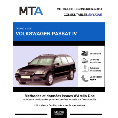 MTA Volkswagen Passat IV BREAK 5 portes de 10/2000 à 09/2005