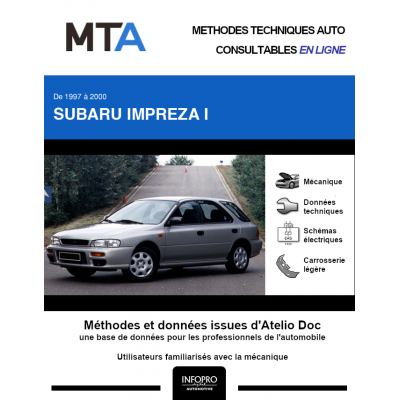MTA Subaru Impreza I BREAK 5 portes de 10/1997 à 09/2000