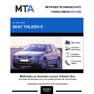 MTA Seat Toledo II BERLINE 4 portes de 04/1998 à 09/2004
