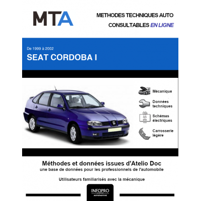 MTA Seat Cordoba I BERLINE 4 portes de 09/1999 à 10/2002