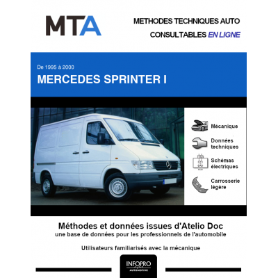 MTA Mercedes Sprinter I FOURGON 4 portes de 05/1995 à 03/2000