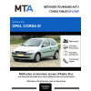 MTA Opel Corsa III HAYON 3 portes de 10/2000 à 08/2003