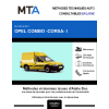 MTA Opel Combo -corsa- I FOURGON 3 portes de 08/1993 à 12/2001