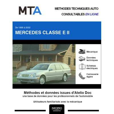 MTA Mercedes Classe e II BREAK 5 portes de 09/1999 à 12/2002