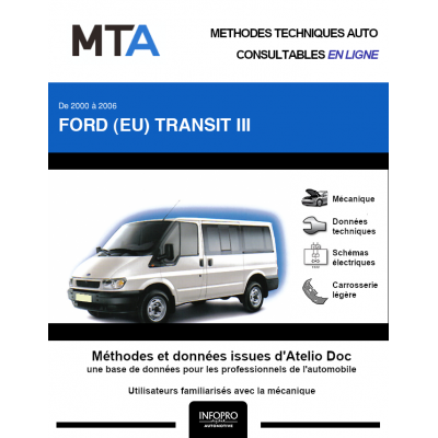 MTA Ford (eu) Transit III COMBI 5 portes de 07/2001 à 09/2006