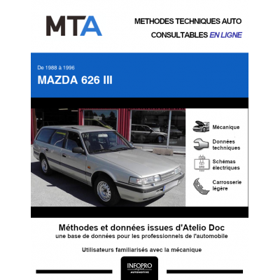 MTA Mazda 626 III BREAK 5 portes de 10/1988 à 03/1996