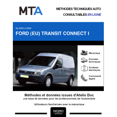 MTA Ford (eu) Transit connect I FOURGON 5 portes de 09/2002 à 04/2009