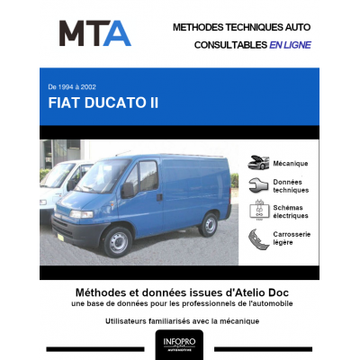 MTA Fiat Ducato II FOURGON 4 portes de 06/1994 à 03/2002