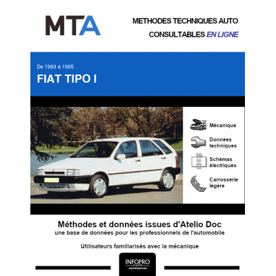MTA Fiat Tipo I HAYON 5 portes de 04/1993 à 10/1995