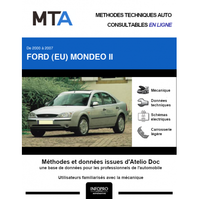 MTA Ford (eu) Mondeo II BERLINE 4 portes de 09/2000 à 06/2007