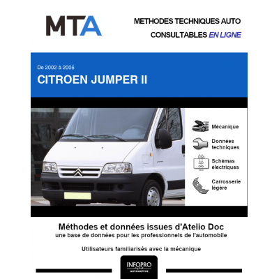 MTA Citroen Jumper II FOURGON 4 portes de 02/2002 à 06/2006