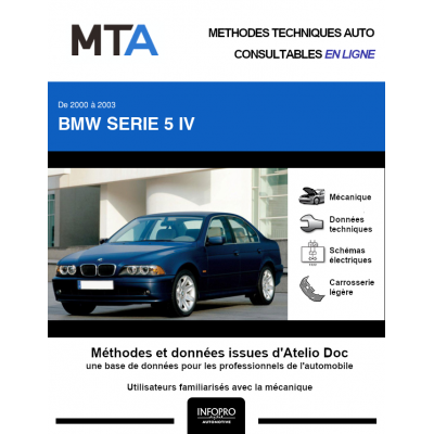MTA Bmw Serie 5 IV BERLINE 4 portes de 07/2000 à 07/2003