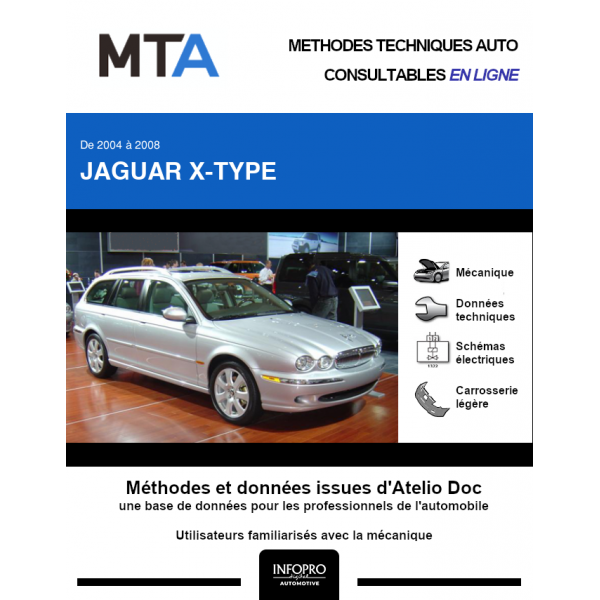MTA Jaguar X-type BREAK 5 portes de 03/2004 à 12/2007