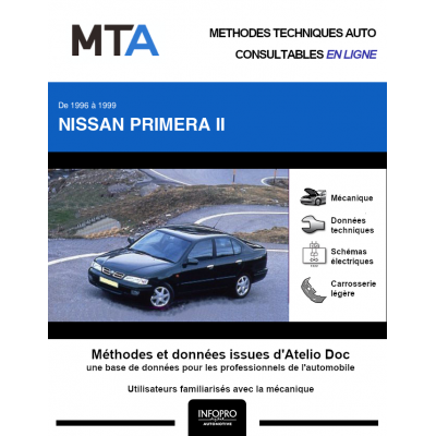 MTA Nissan Primera II BERLINE 4 portes de 10/1996 à 09/1999