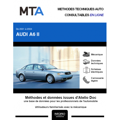 MTA Audi A6 II BERLINE 4 portes de 07/2001 à 05/2004