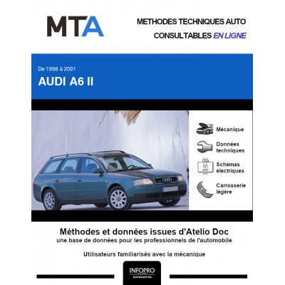 MTA Audi A6 II BREAK 5 portes de 03/1998 à 07/2001
