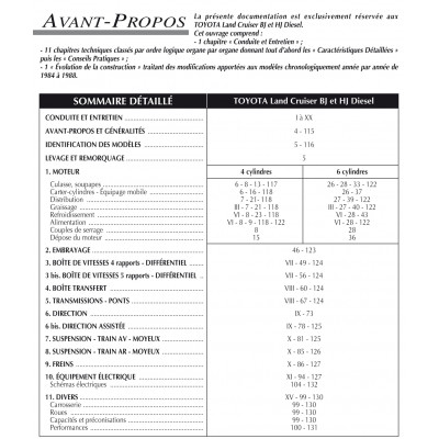 RTA PDF 19 - TOYOTA LAND CRUISER (BJ et HJ) (1974 à 1988)