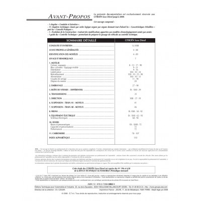 RTA PDF 596.2 CITROEN SAXO DIESEL (1996 à 1999)