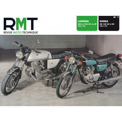 RMT PDF 7 - HONDA CB 125 K2 à K5 (1969 à 1976) - LAVERDA 650 et 750 GT, S, SF (1968 à 1978)