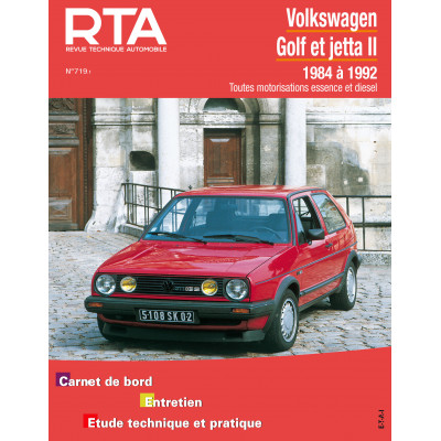 RTA 719.1 - VOLKSWAGEN GOLF et JETTA II (19/1G) (1984 à 1992)