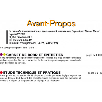 PACK RTA 696 - TOYOTA LAND CRUISER KDJ12 (2003 à 2006) + PDF