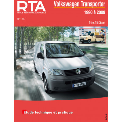 RTA PDF L'ESSENTIEL 182.3 - VOLKSWAGEN TRANSPORTER IV (1990 à 2003) et V (2003 à 2009)