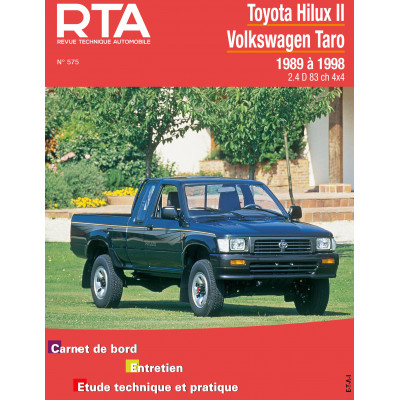 RTA 575 - TOYOTA HILUX II et VOLKSWAGEN TARO 4x4 (1989 à 1998)