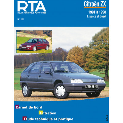 RTA PDF 109 - CITROEN ZX essence et diesel (1991 à 1998)