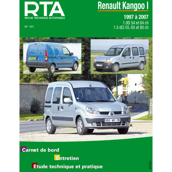 RTA 101 - RENAULT KANGOO I diesel (1997 à 2007)