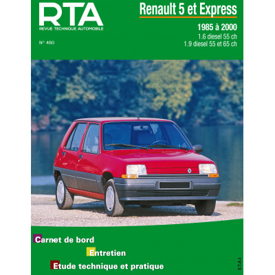 RTA PDF 480 - RENAULT 5 et EXPRESS (1985 à 2000) - Diesel