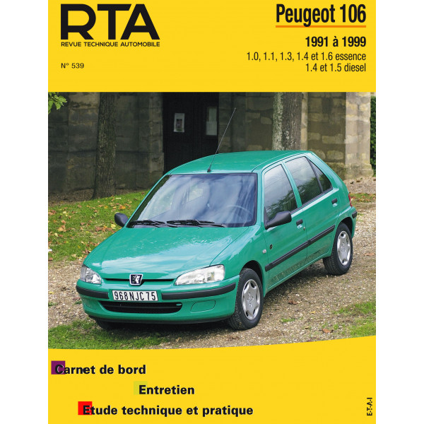 RTA 539 - PEUGEOT 106 essence et diesel (1991 à 1999)