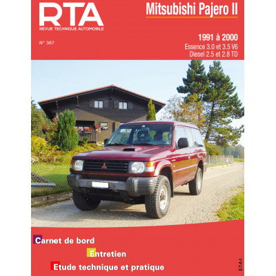 Pack RTA 387 - MITSUBISHI PAJERO II (1991 à 2000) + PDF