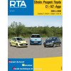 RTA B701 - CITROEN/PEUGEOT/TOYOTA C1/107/AYGO 1 PHASE 1 (2005 à 2008)