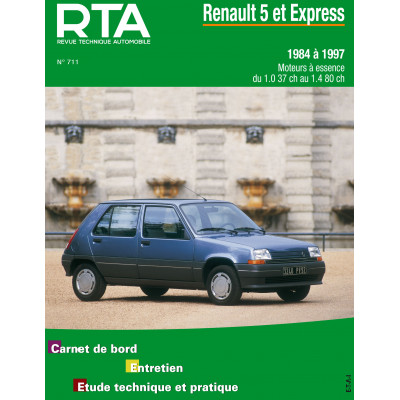 RTA PDF 711 - RENAULT 5 et EXPRESS (1984 à 1997) - Essence