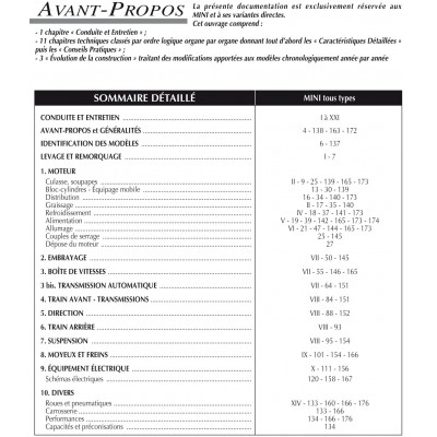 PACK RTA 343 - AUSTIN MINI tous types (1959 à 1996) + PDF