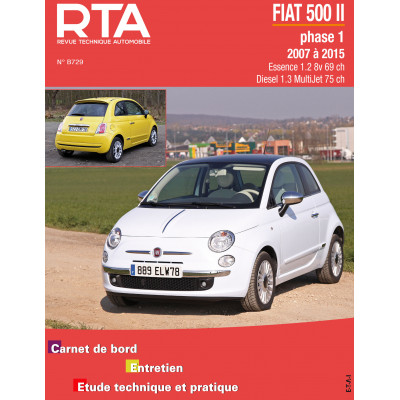RTA B729 - FIAT 500 II phase 1 (2007 à 2015)