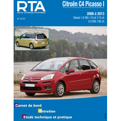 RTA PDF B723 - CITROEN C4 PICASSO I (2006 à 2013)