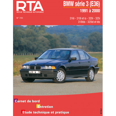 PACK RTA 725 - BMW SERIE 3 III (E36) (1991 à 2000) + PDF