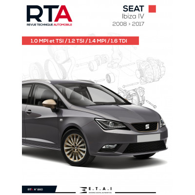 Pack RTA 860 - SEAT IBIZA IV (2008 à 2017) + PDF